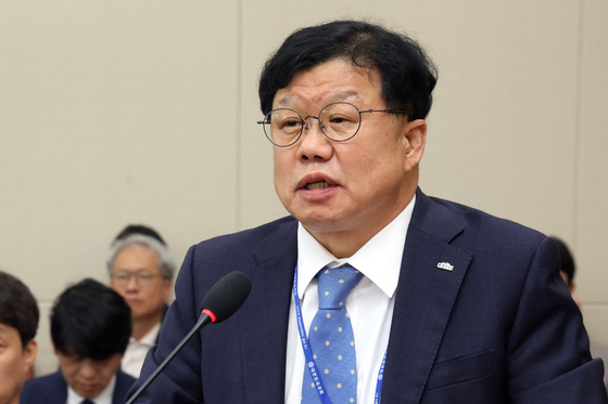 [국감] 발언하는 남광우 한국환경산업기술원장