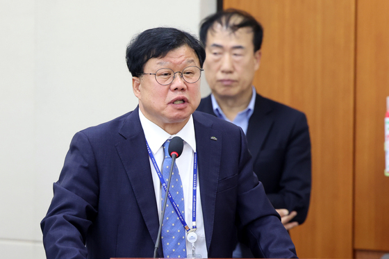 [국감] 발언하는 남광우 한국환경산업기술원장