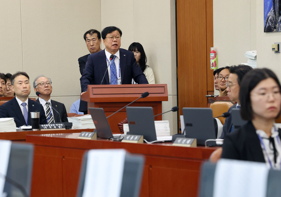 [국감] 발언하는 남광우 한국환경산업기술원장