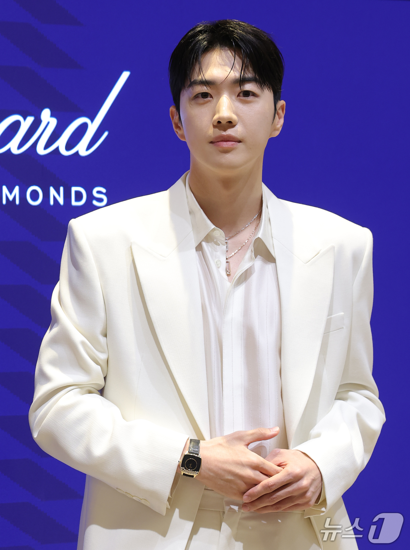 (서울=뉴스1) 권현진 기자 = 배우 강훈이 15일 서울 롯데백화점 에비뉴엘 월드타워점에서 열린 ‘해피 다이아몬드(Happy Diamonds’ 50주년 기념 포토콜 행사에 참석해 …