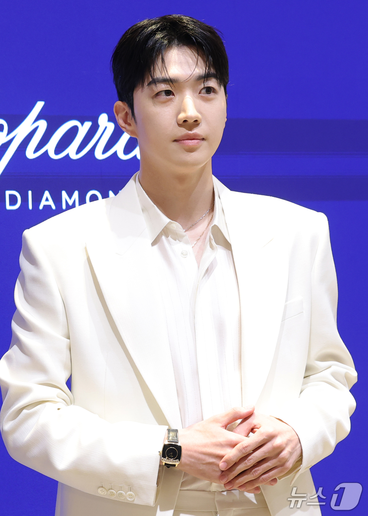 (서울=뉴스1) 권현진 기자 = 배우 강훈이 15일 서울 롯데백화점 에비뉴엘 월드타워점에서 열린 ‘해피 다이아몬드(Happy Diamonds’ 50주년 기념 포토콜 행사에 참석해 …