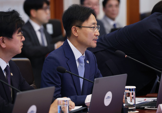 발언하는 임광현 신임 靑 비서실장