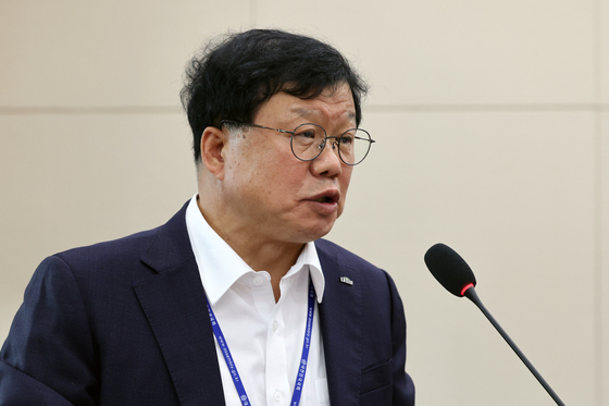 [국감] 답변하는 남광우 한국환경산업기술원장