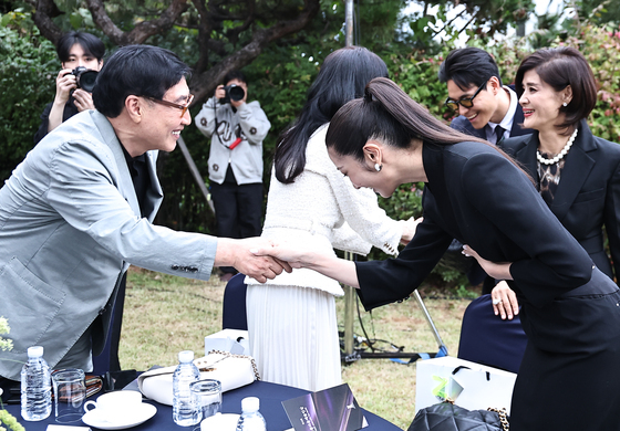 이재·샘킴 예비 부부, 이영애·정호영 부부와 인사