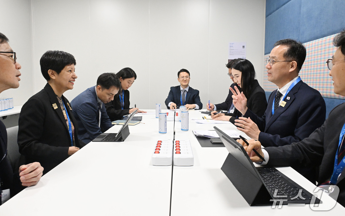 (서울=뉴스1) = 국제통화기금(IMF)·세계은행 연차총회와 주요 20개국(G20)·주요 7개국(G7) 재무장관회의에 참석하기 위해 태국 방콕을 방문중인 이형일 부총리 겸 재정경제 …