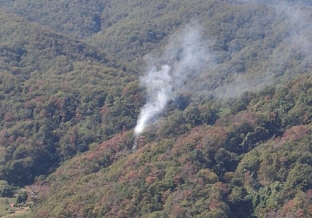 울산 북구 어물동서 또 산불…1시간 29분 만에 완진