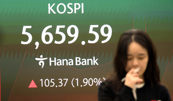 코스피 5650선 회복하며 상승 출발