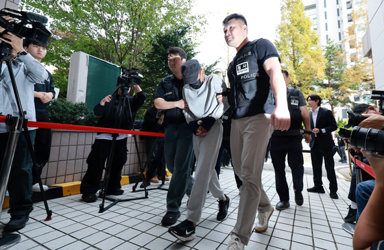 '구월동 흉기 난동 피의자' 영장실질심사 출석