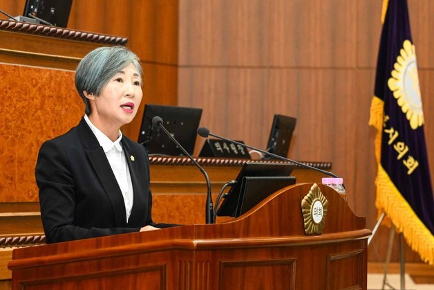 윤미숙 의정부시의원 "민락 로데오거리 가로수 55%가 고사"