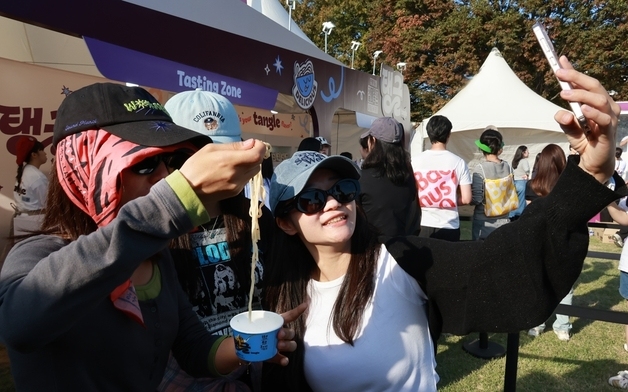 삼양식품, 그랜드민트페스티벌서 '탱글' 부스 운영