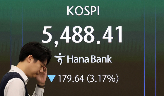 코스피 3% 하락 출발