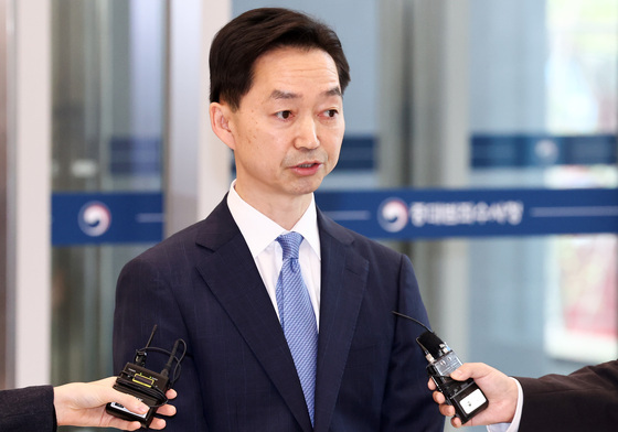 중수청 운영 방안 설명하는 김지용 청장
