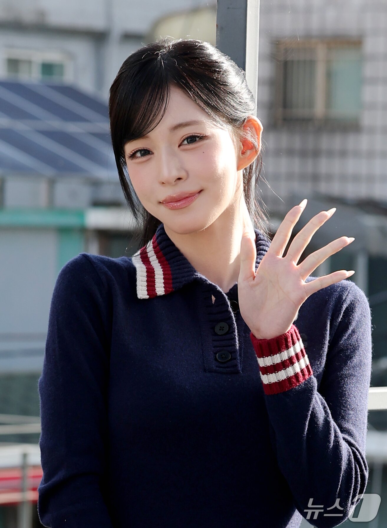 이채영, 가을 햇살에 반짝반짝
