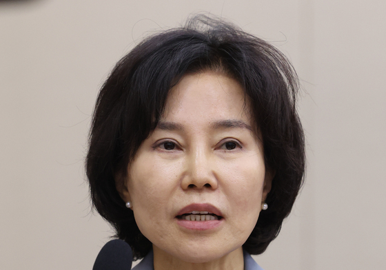 [국감] 업무보고하는 김은경 서민금융진흥원장