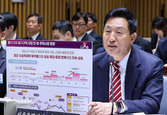 [국감] 질의에 답하는 오세훈 시장