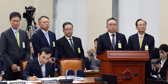 [국감] 5대 은행장, 국감 출석