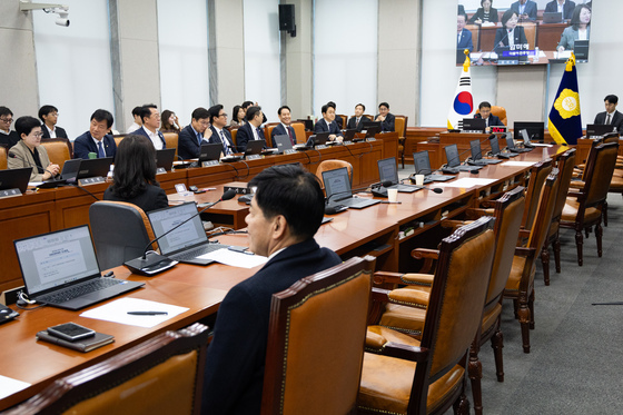 김태규 의원 제명 결의안 처리에 퇴장한 국민의힘 빈자리