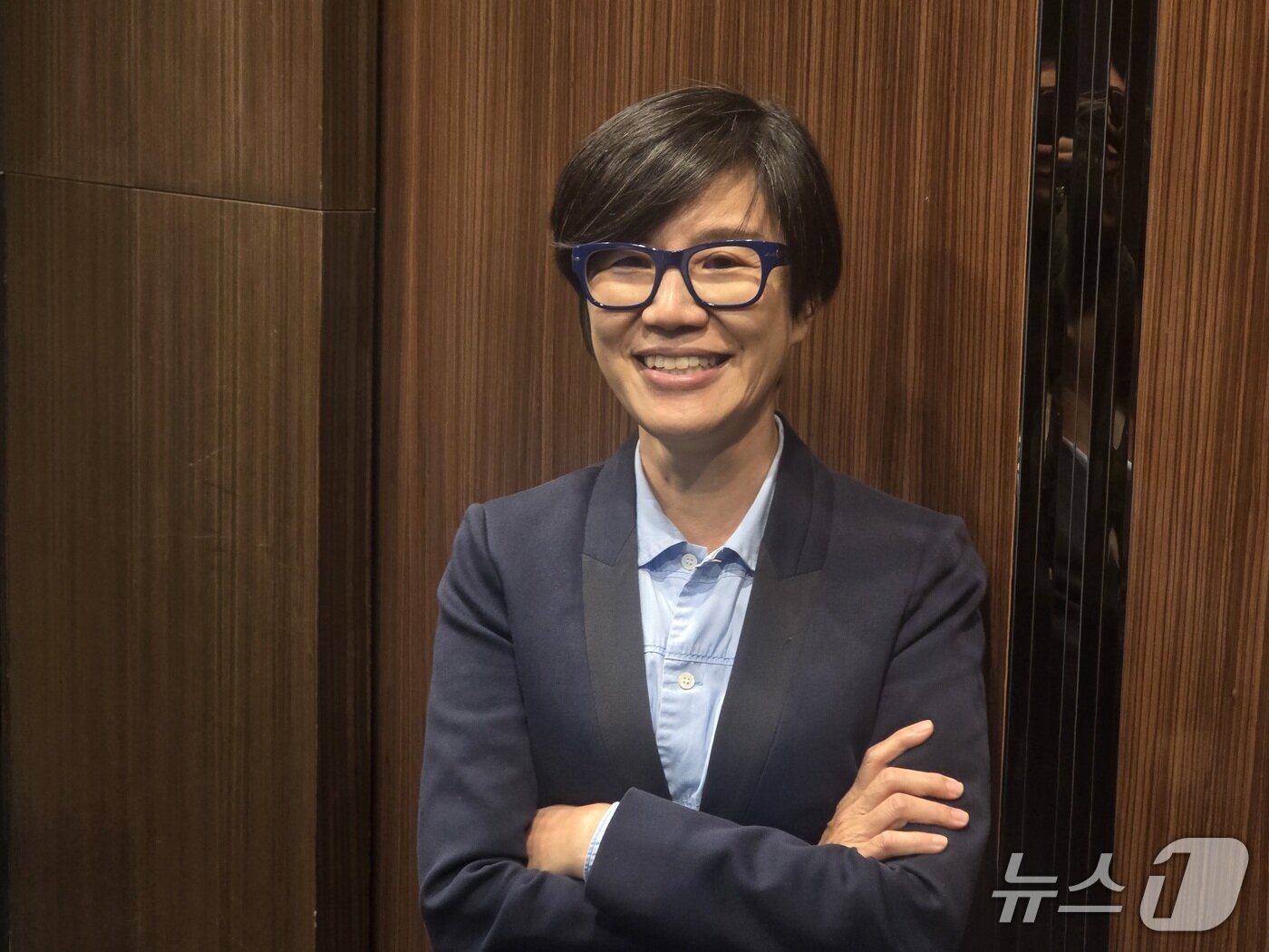 본문 이미지 - 모은 발 프로덕션 백지숙 공동 디렉터. 2026.10.2. ⓒ 뉴스1 김정한 기자