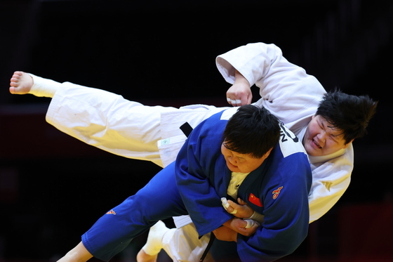 유도 이현지, 여자 78kg 초과급 아쉬운 은메달[AG]