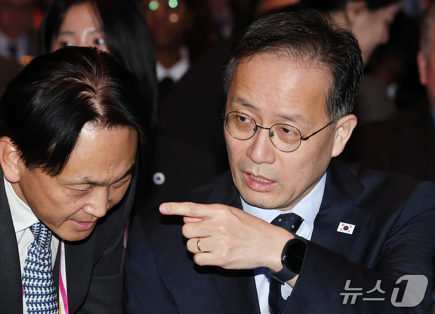 (서울=뉴스1) 오대일 기자 = 이형일 경제부총리 겸 재정경제부 장관이 20일 오전 서울 용산구 그랜드하얏트 호텔에서 열린 세계은행 글로벌 AI·디지털 서밋(Global AI·Di …