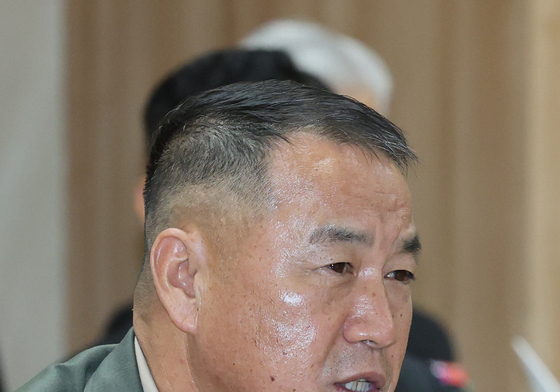 [국감] 답변하는 주일석 해병대사령관