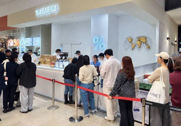 신세계 센텀시티서 '응 커피' 만나세요…퍼센트 아라비카 팝업
