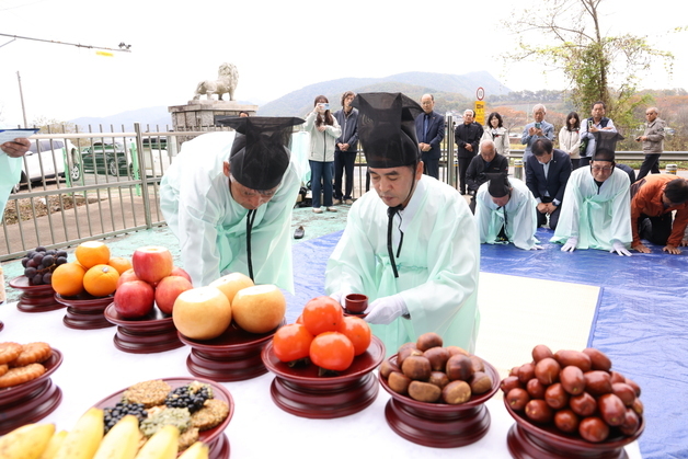 충북 보은서 구한말 이승칠 애국지사 추모제 봉행