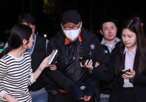 역삼동 연쇄 방화 용의자, 경찰 압송
