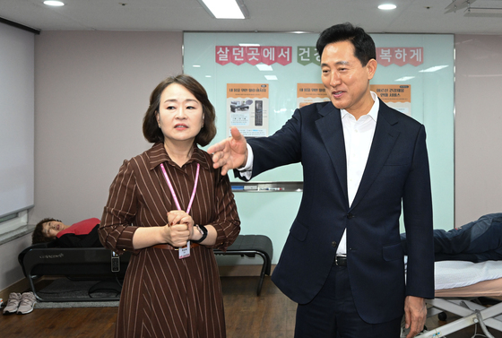 오세훈 서울시장, 통합돌봄 현장 의견 청취