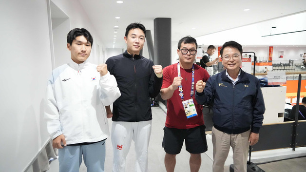 육동한 시장, 아시안패러게임 참가 춘천 선수단 격려