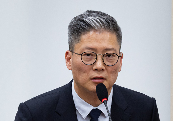 [국감] 국정감사 증인 출석한 한경록 한솔제지 대표