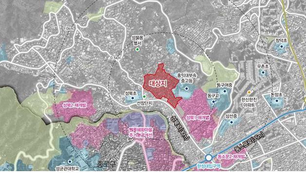 성북동 3-38 일대 신통기획 확정…최고 22층·1070가구 재개발