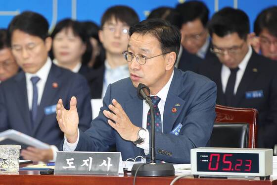 [국감] 답변하는 위성곤 제주도지사
