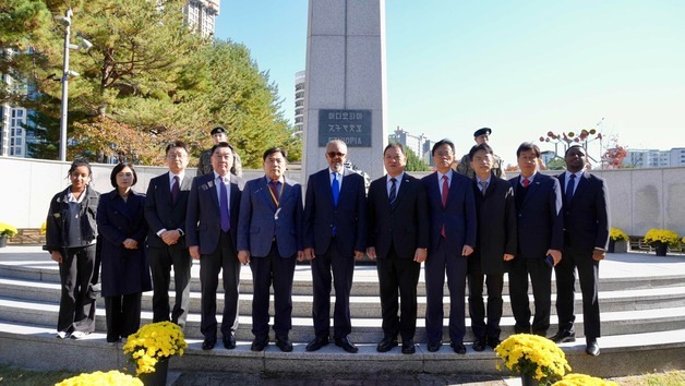 WHO 사무총장, 춘천 에티오피아 참전기념관 방문…희생·헌신 기려