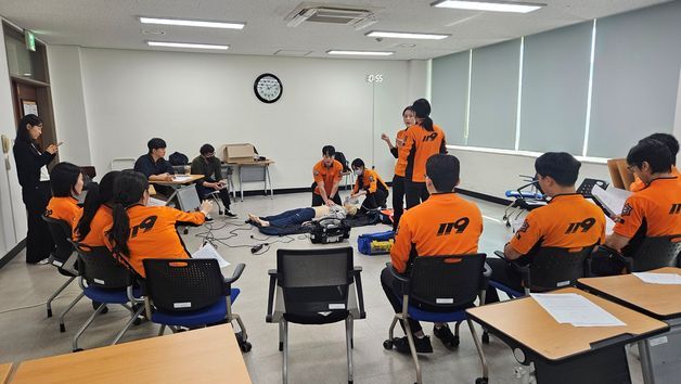 전남광주소방 '스마트의료지도 구급대원 전문교육' 실시