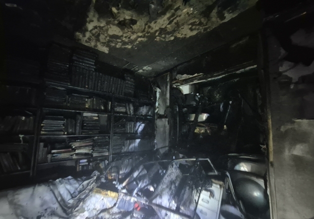 새벽 공주 웅진동 아파트서 화재…5명 연기흡입, 17명 구조·대피