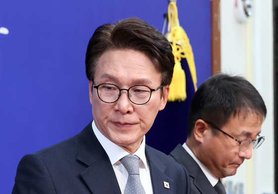 최고위 참석하는 김민석 대표