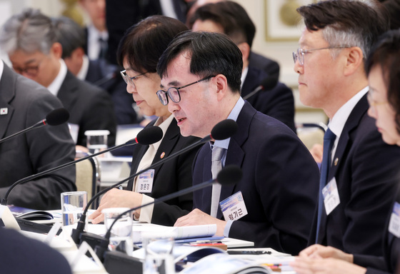 규제합리화위원회 회의서 발언하는 임광현 비서실장