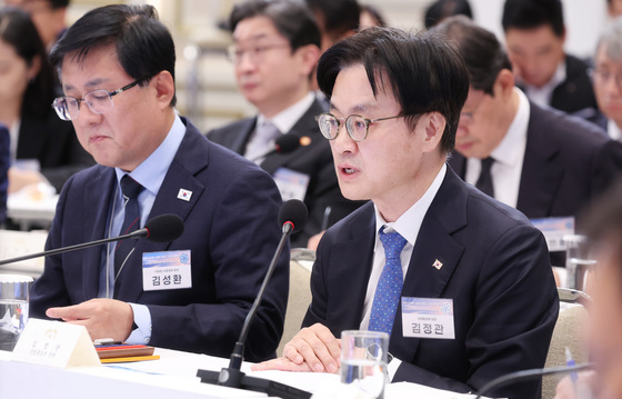 규제합리화위원회 회의서 발언하는 김정관 장관