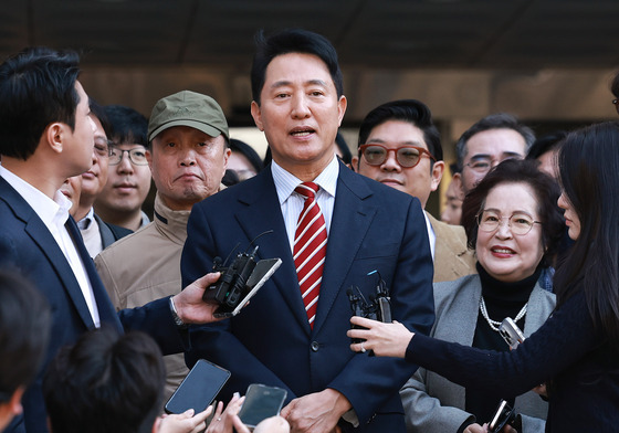'무죄 판결' 입장 밝히는 오세훈 시장