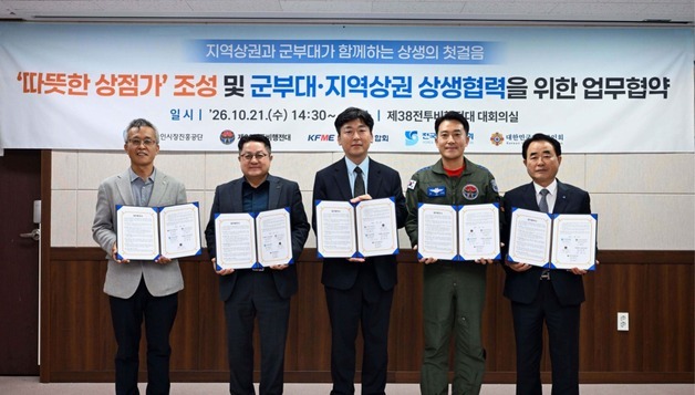 군 장병 5~10% 할인 혜택…소진공, 군산 상권 활성화 나선다