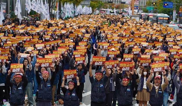 공공운수노조 "노정·원청교섭 보장해야…노란봉투법 빛 바래"