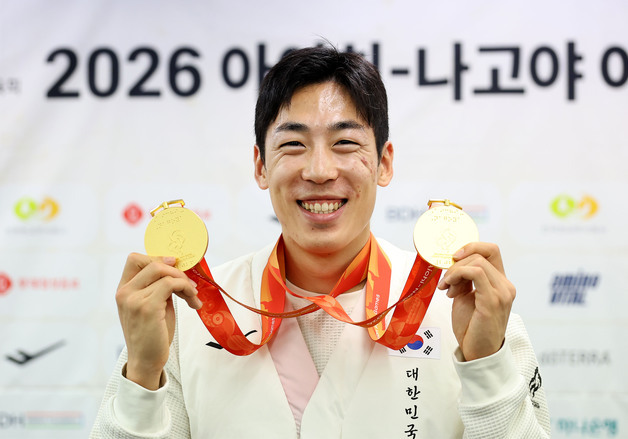 APG '육상 2관왕' 장민호 "저로 인해 장애인체육 관심 더 커지길"