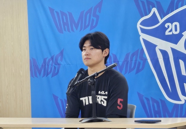 KIA 김도영 "타격감 유지 위해 쉬지 않고 훈련…빨리 경기하고파"[PO]
