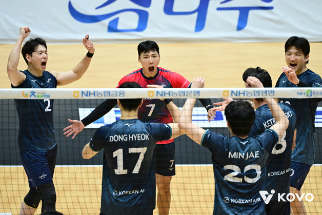 대한항공, 현대캐피탈 3-1 제압…KOVO컵 2연패·최다 7회 우승