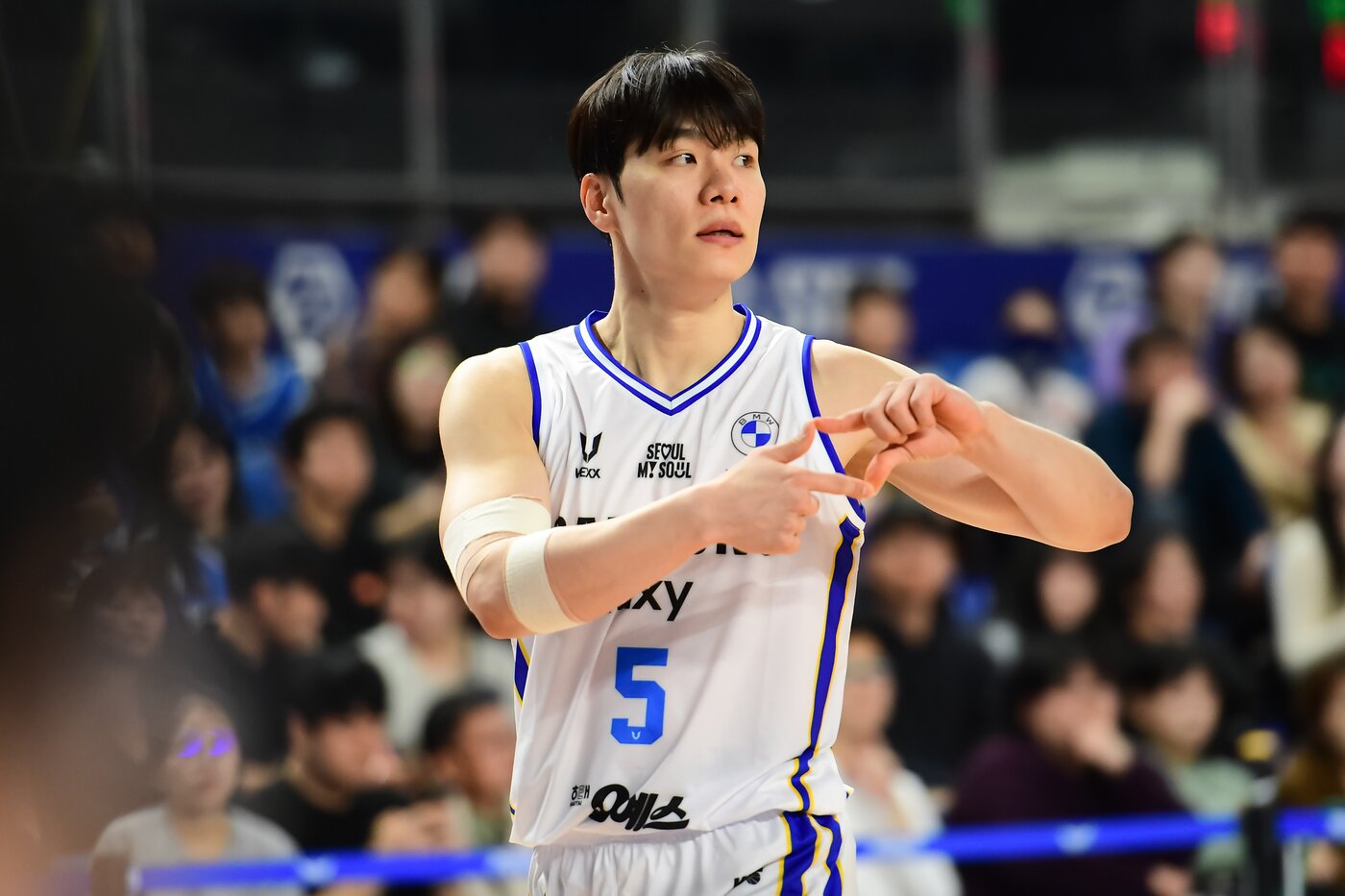 본문 이미지 - 서울 삼성 가드 한호빈. (KBL 제공. DB 및 재배포 금지)