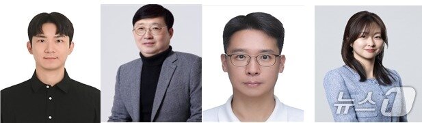 본문 이미지 - 왼쪽부터 포항공대(POSTECH) 화학과 이현우 박사, 화학과 최희철 교수, 국립부경대 융합소재공학부 박지훈 교수, KAIST 화학과 박선아 교수(KAIST 제공) /뉴스1