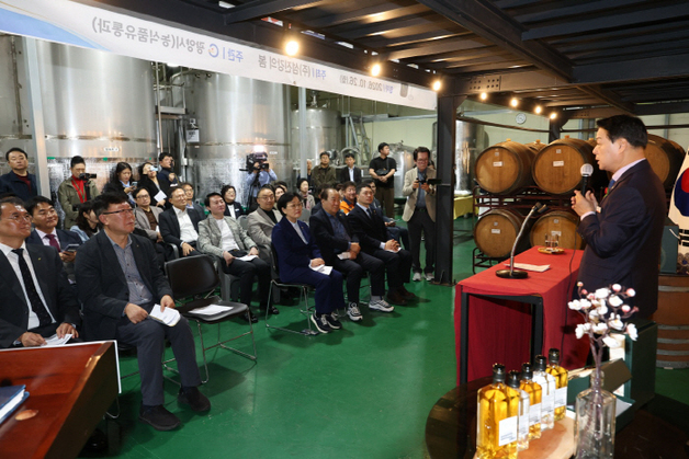 광양매실 스파클링 와인 '섬진강의 별' 독일·홍콩 첫 수출