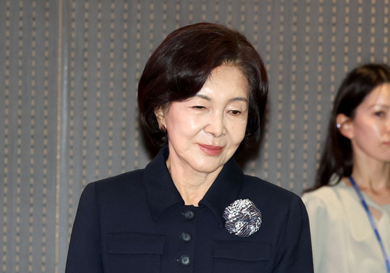홍라희 명예관장, 대한적십자사 창립 121주년 기념식 참석