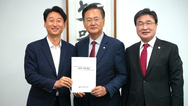 서태경 사상구청장, 김대식·유상범 의원 만나 국비 지원 요청